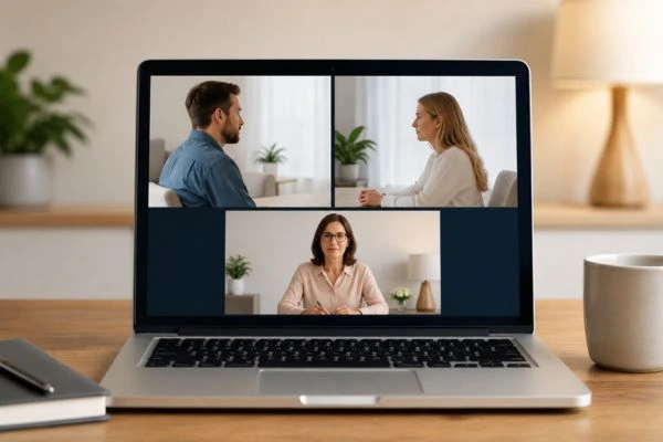 Image of online shuttle mediation Cumbria